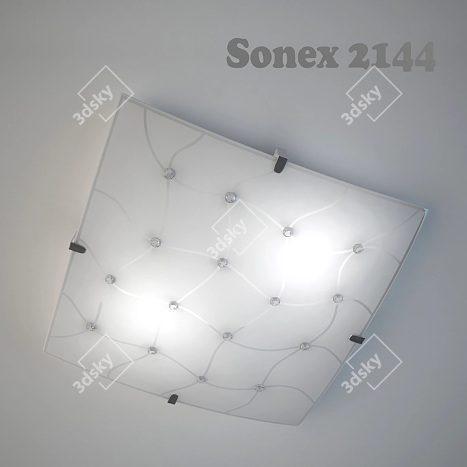 Sleek Ceiling Fixtures Collection 3D model image 3