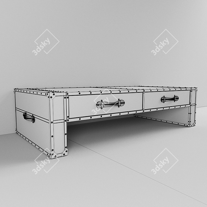 Elegant Eichholtz Catalina Coffee Table 3D model image 2