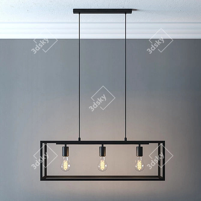 EGLO Charterhouse Wall Lanterns 3D model image 3
