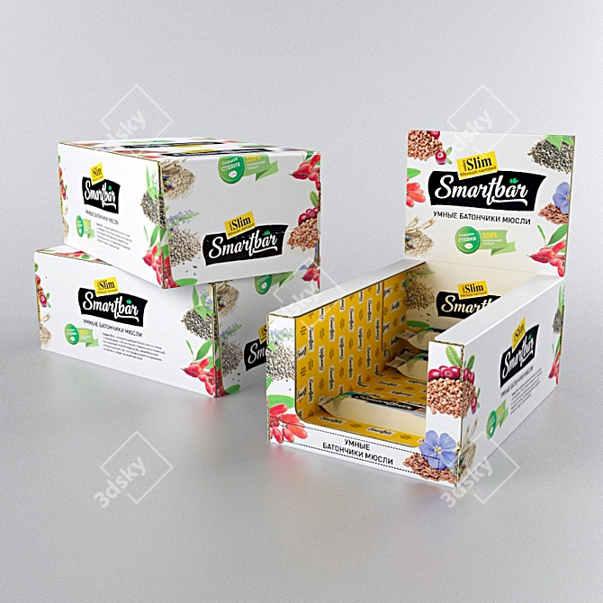 SmartBar Muesli Box 3D model image 1