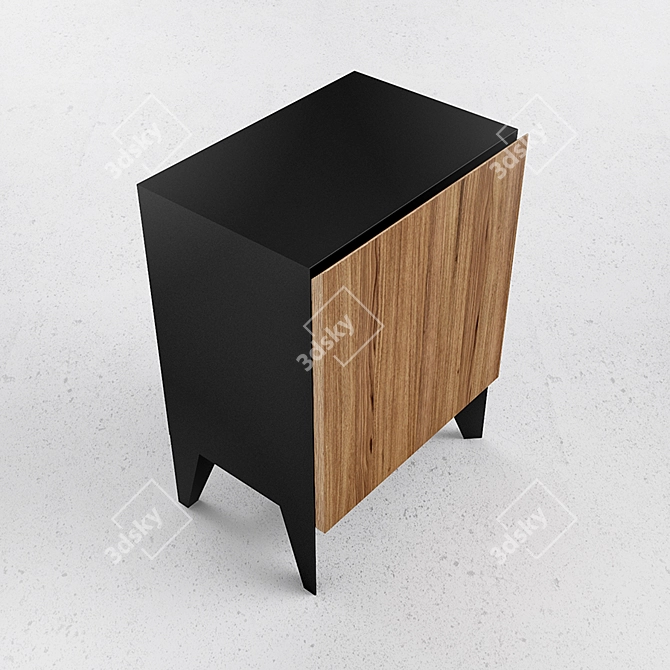 Contemporary E14 Chest - Stylish and Functional 3D model image 2