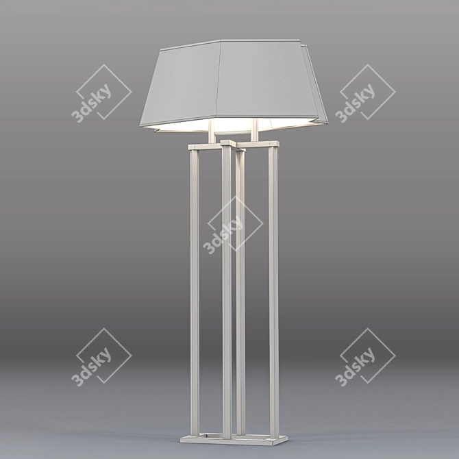 Elegant Touch Floor Lamp 3D model image 2