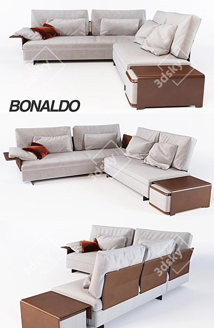 Modular Bonaldo Gossip Sofa 3D model image 2