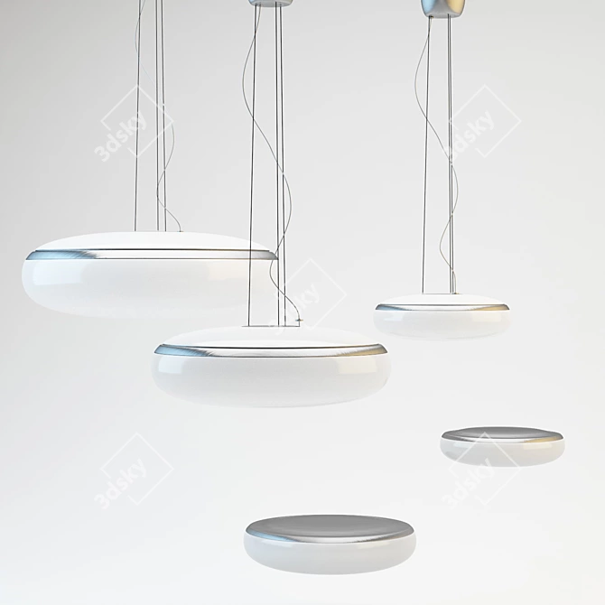 Fagerhult Tibi Pendant Light Set - German Design 3D model image 3