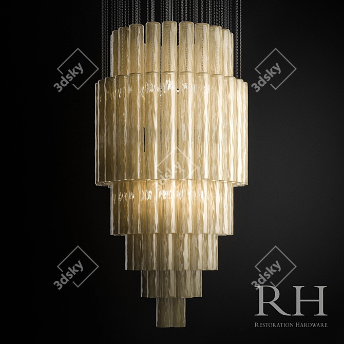 Serenella Crystal Chandelier 3D model image 1