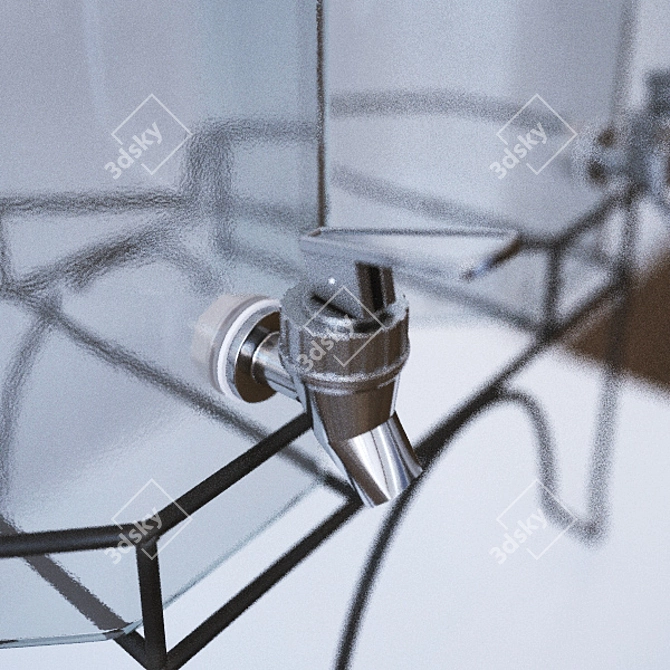 Sleek Water Dispenser with Efficient Render Options 3D model image 3