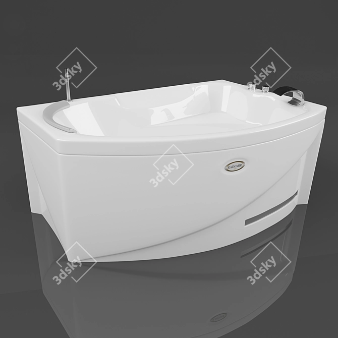 Relaxing Hydro Massage Bath 3D model image 1