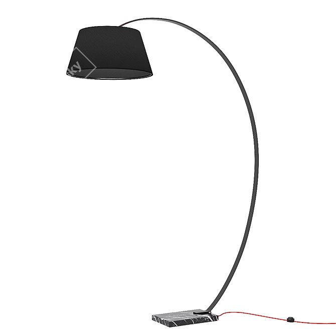Cosmorelax Arc Floor Lamp 3D model image 1