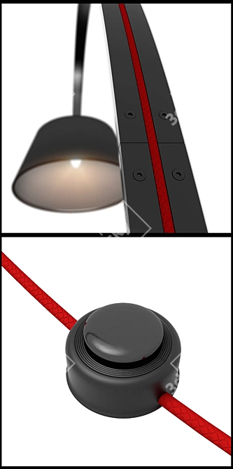 Cosmorelax Arc Floor Lamp 3D model image 3
