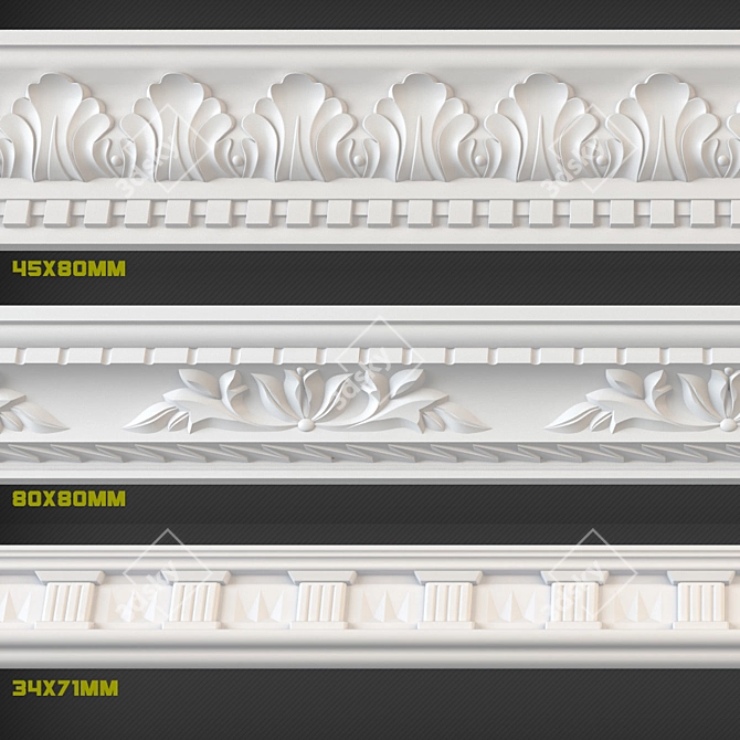 Title: Lifeplex Fillet Collection 3D model image 1