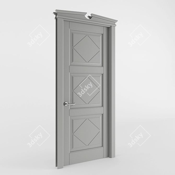Volhovets Tuscany Rombo 6349 - Italian Style Door 3D model image 1