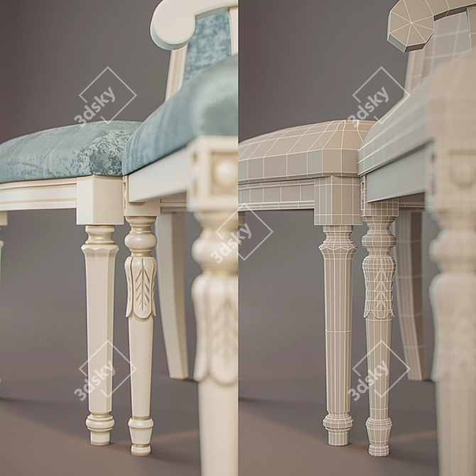 Keng Makon Chairs: Quality Meets Comfort 3D model image 2
