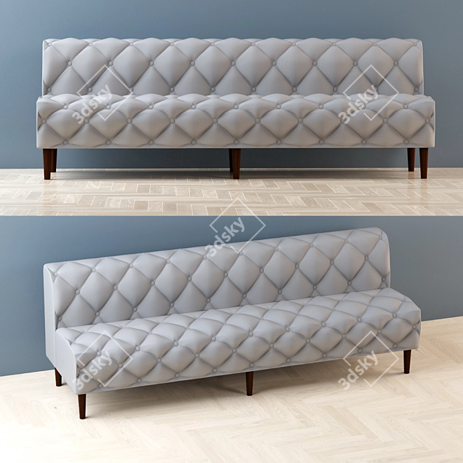 Classic Bar Sofa 3D model image 2