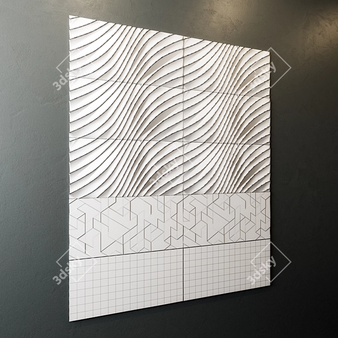 Paradyz Emilly Struktura Tile 3D model image 3