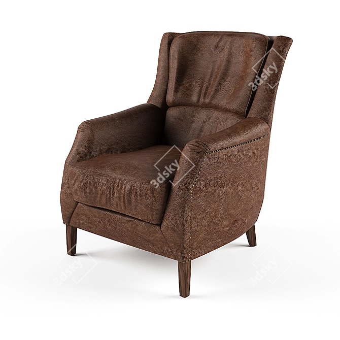 Modern Chelsea Armchair 3D model image 1