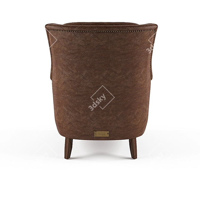 Modern Chelsea Armchair 3D model image 3