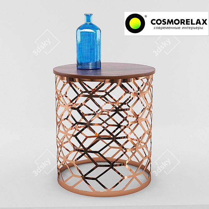 Elegant Figaro Coffee Table 3D model image 1