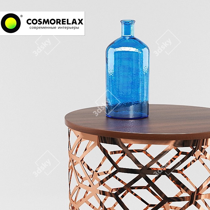 Elegant Figaro Coffee Table 3D model image 2