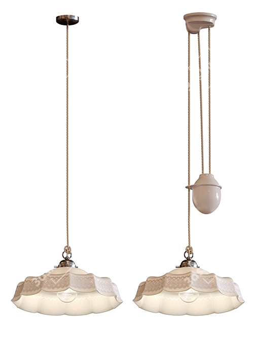 Avellino Ceiling Pendant Lamp - Elegant Lighting Solution 3D model image 2
