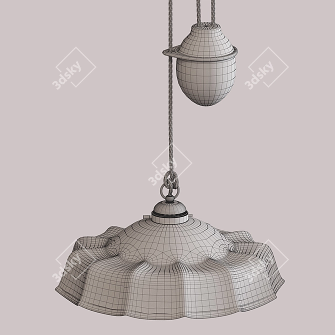Avellino Ceiling Pendant Lamp - Elegant Lighting Solution 3D model image 3
