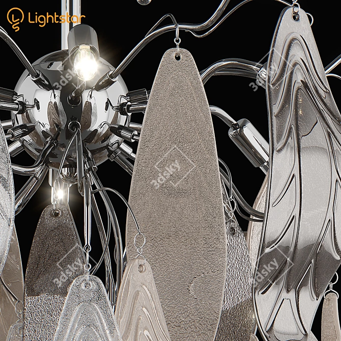 VETRO Lightstar Ceiling Chandelier 3D model image 2
