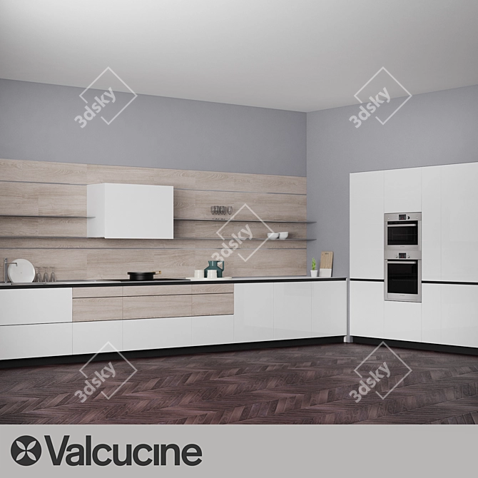 Valcucine Forma Mentis Kitchen 3D model image 1