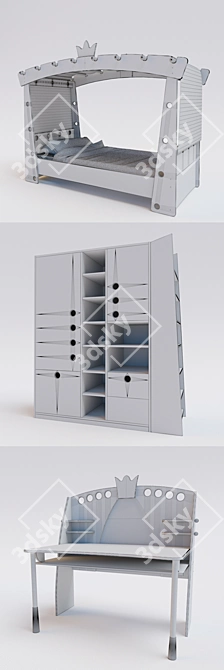 HABA Kids Furniture: Quality and Style 3D model image 3