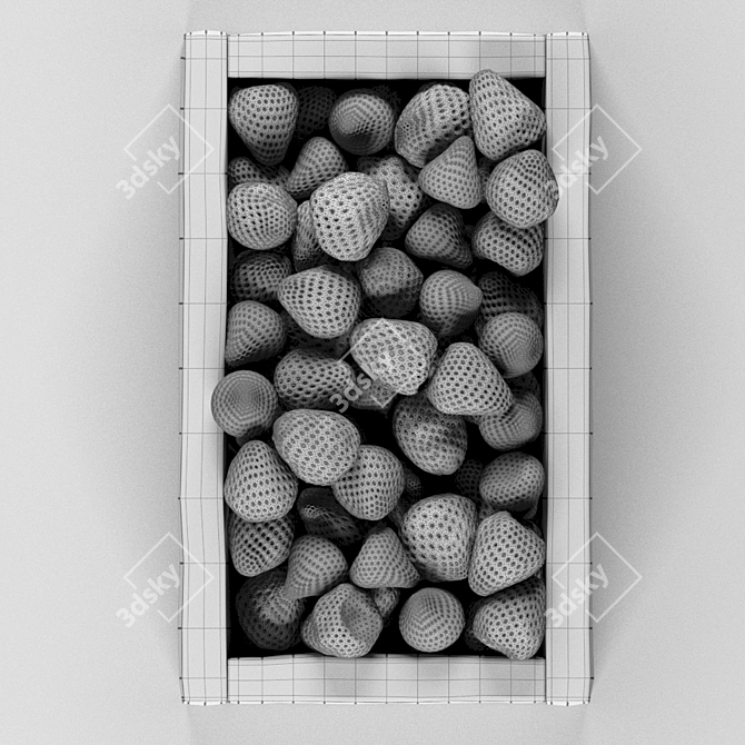 Sweet Berrylicious Strawberry Delight 3D model image 2