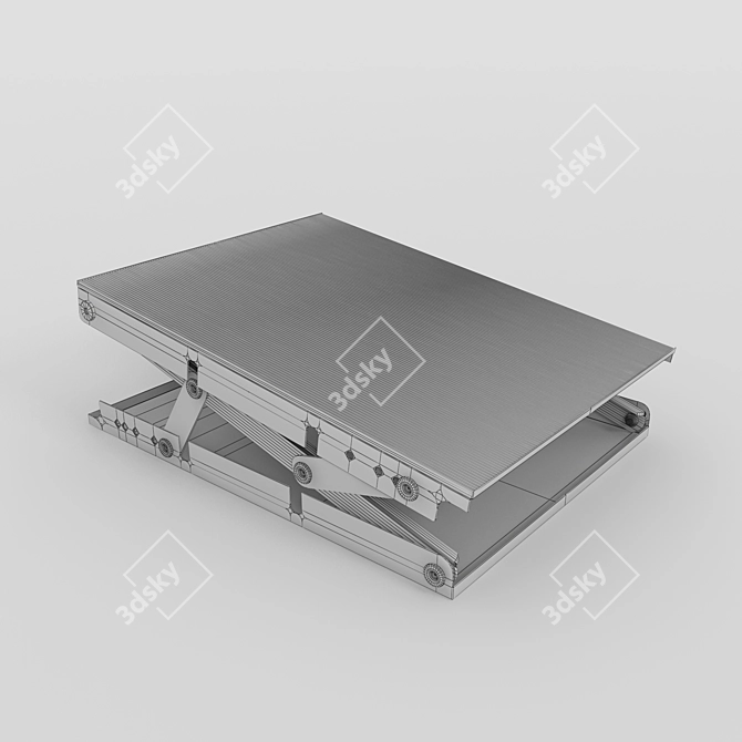 ErgoRest Footrest: Comfort for Your Feet 3D model image 2