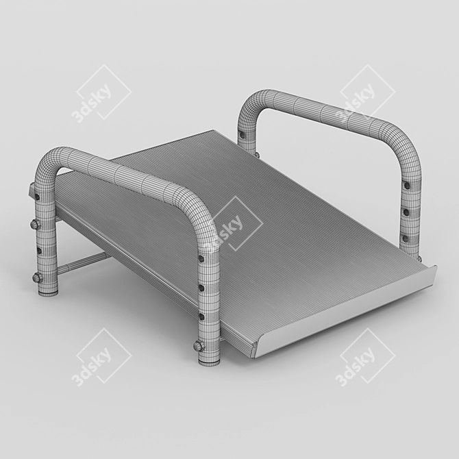 ErgoRest Footrest: Comfort for Your Feet 3D model image 3