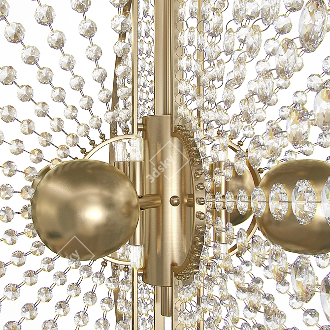 Introducing the Roxy Sparkle Chandelier 3D model image 2