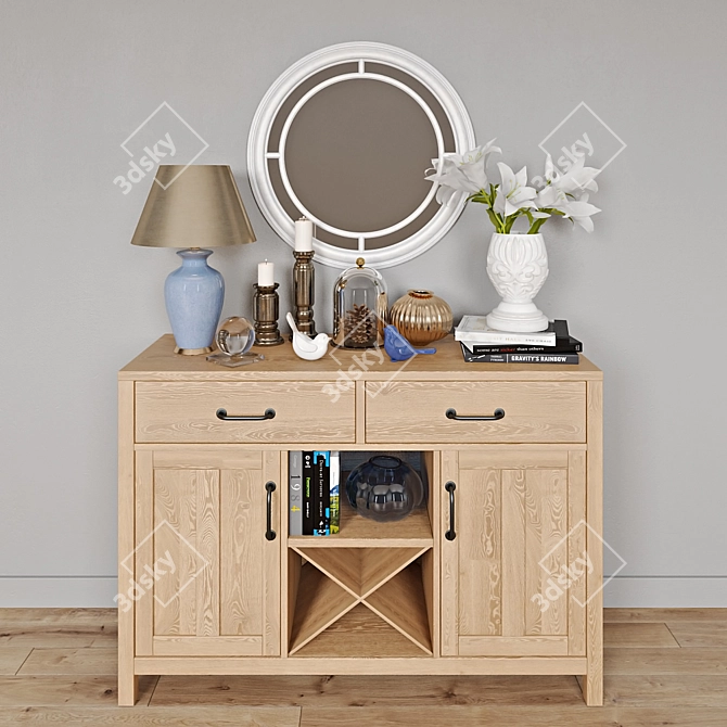 Cozy Home Decor Set 3D model image 1
