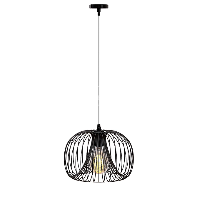 Elegant Amara Vinti Pendant Light 3D model image 1