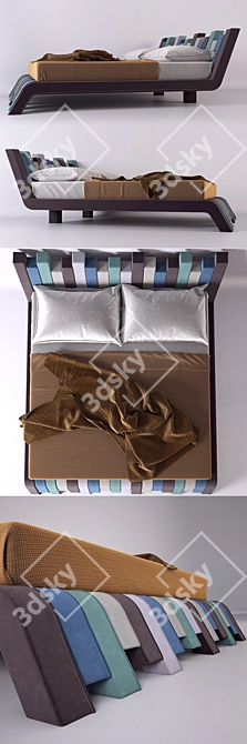 Elevate Your Sleep: Cu.bed_Bolzan Letti 3D model image 2