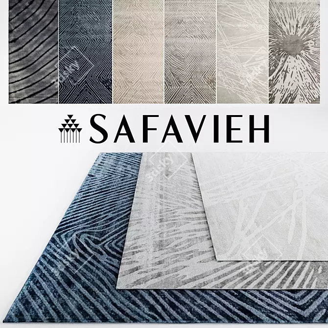 Elegant Safavieh Carpets: Expression Collection 3D model image 1
