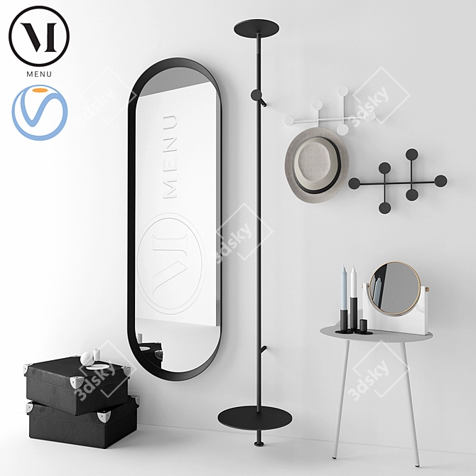 Modern Decor Set by MENU 3D model image 1