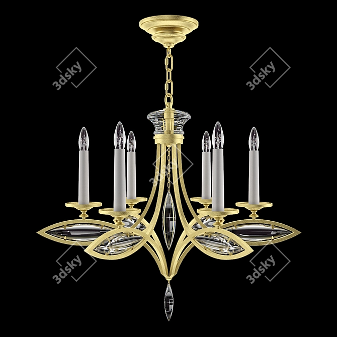 Marquise 843540-21: Gilded Brilliance 3D model image 1