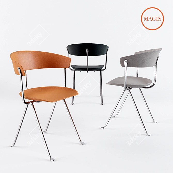 Archival Model: Officina Chair by Bouroullec 3D model image 2