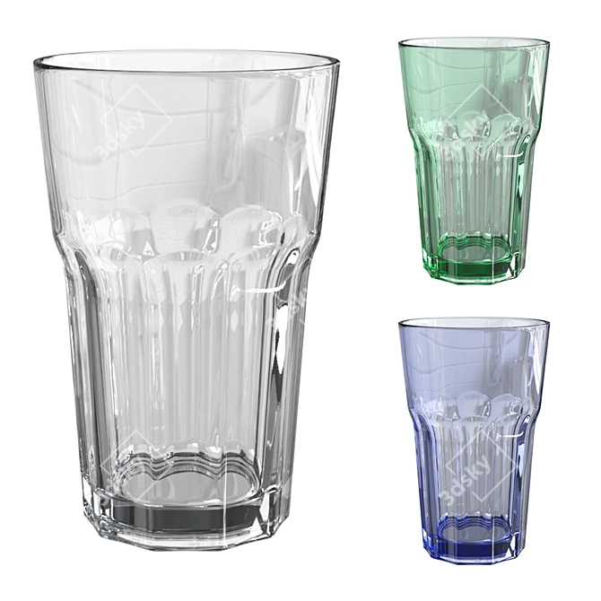 Elevate Your Drinkware with IKEA Glass 3D model image 1