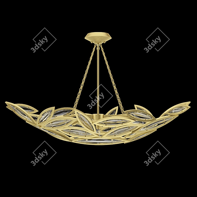 Elegant Marquise Chandelier: 849640-21 3D model image 1