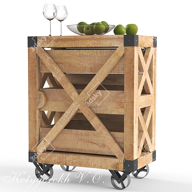 Donny Osmond 2016 Accent Cabinet 3D model image 2