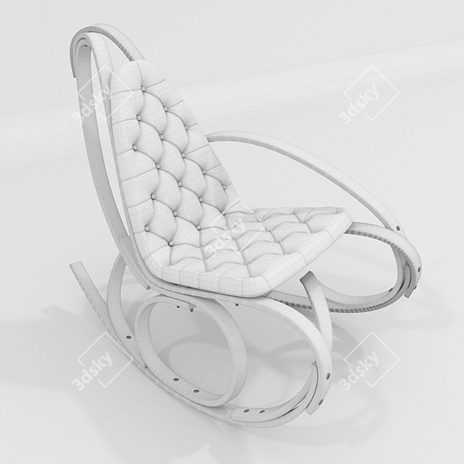 ComfortMax Rocking Chair 3D model image 3