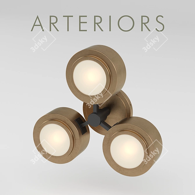 Elegant Arteriors Jalen Wall Lamp 3D model image 1