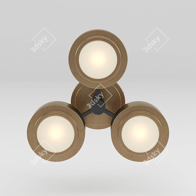 Elegant Arteriors Jalen Wall Lamp 3D model image 2