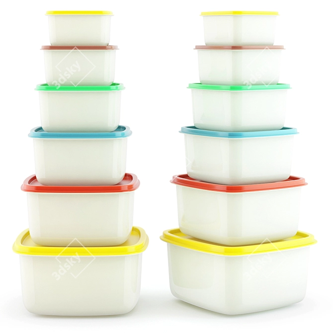  Versatile V-Ray Storage Containers 3D model image 1