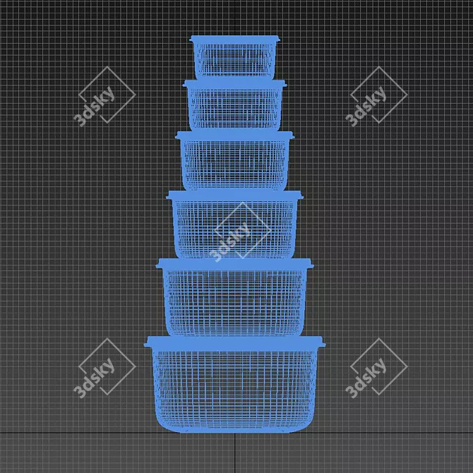  Versatile V-Ray Storage Containers 3D model image 3