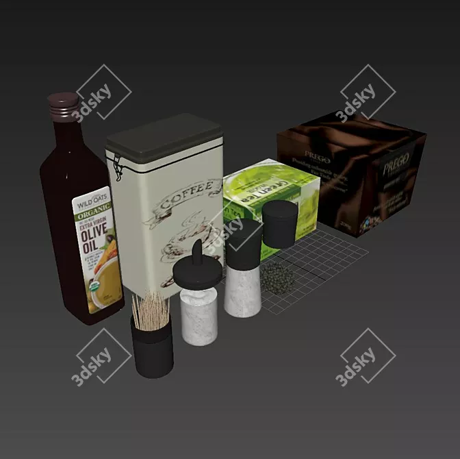 Practical Kitchen Essentials 3D model image 3