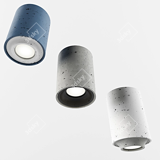 Agara Spotlights: Versatile and Stylish Options 3D model image 1