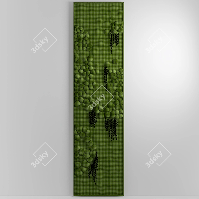 Tropical Paradise Jungle Panel 3D model image 3