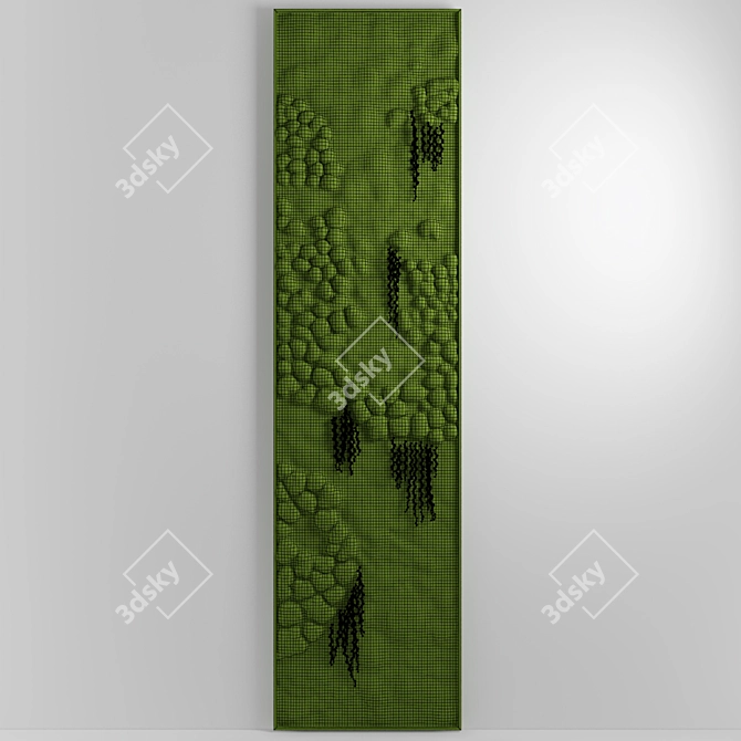 Tropical Paradise Jungle Panel 3D model image 7